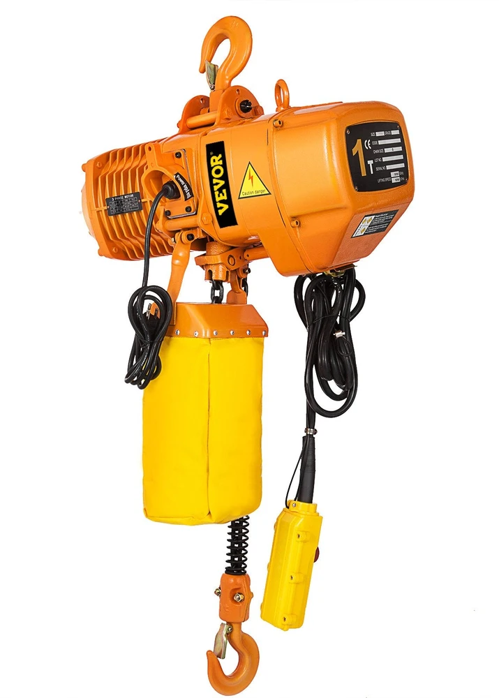 VEVOR Elektrinis vienfazis grandininis keltuvas 1T, 4 m