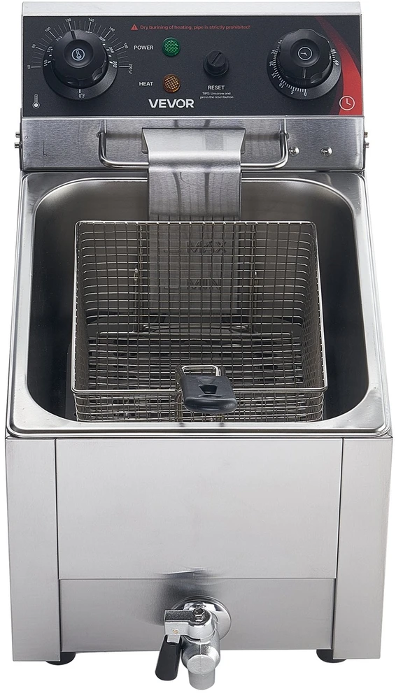 Elektrinė gruzdintuvė VEVOR SEF-101V, 2500W