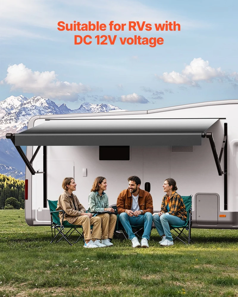VEVOR Elektrinis tentas RV DC12V priekaboms