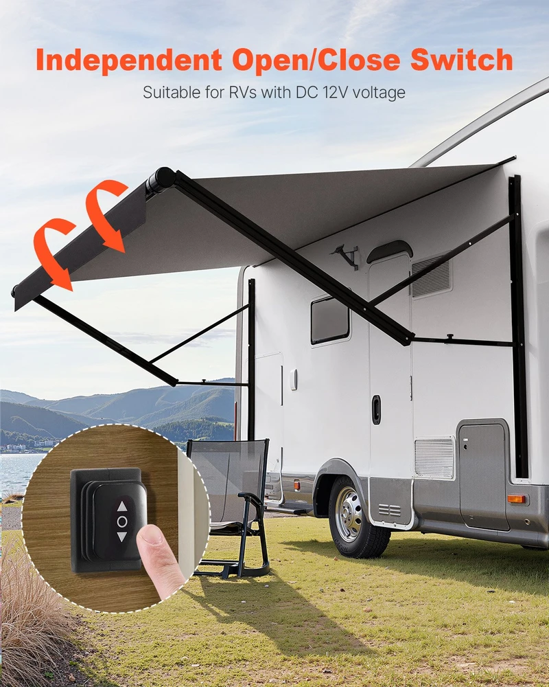 VEVOR Elektrinis tentas RV DC12V priekaboms