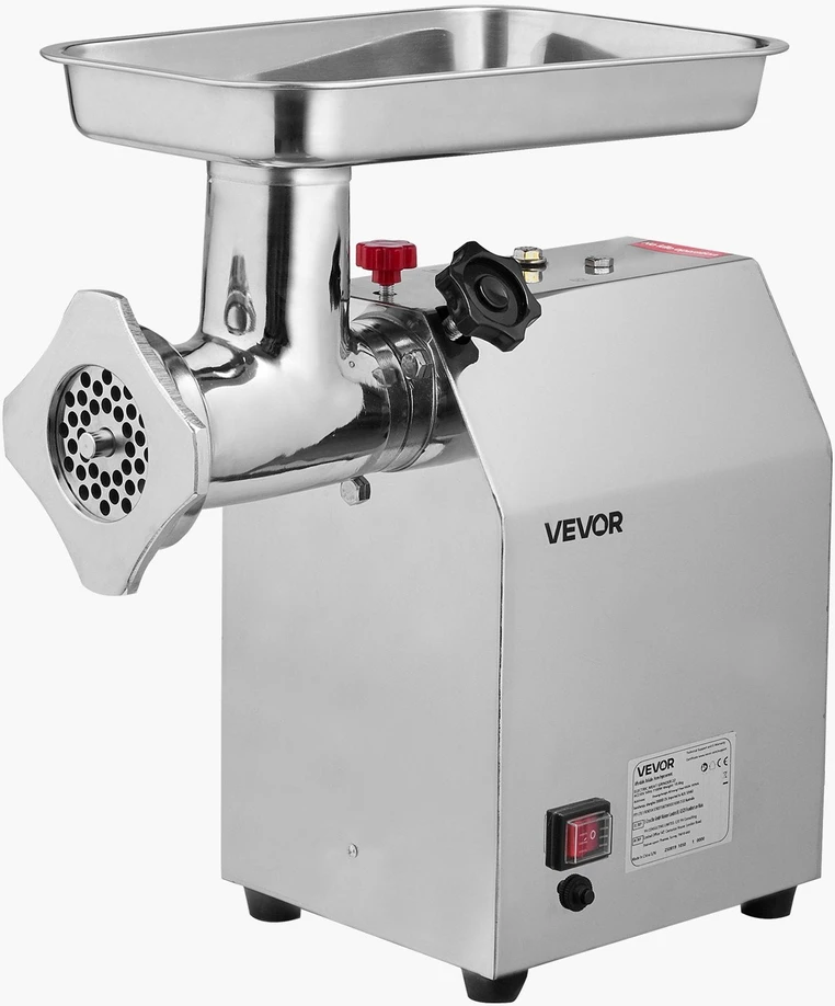 VEVOR Elektrinė mėsmalė ir dešrų kimštuvė 4,2kg/min virtuvei