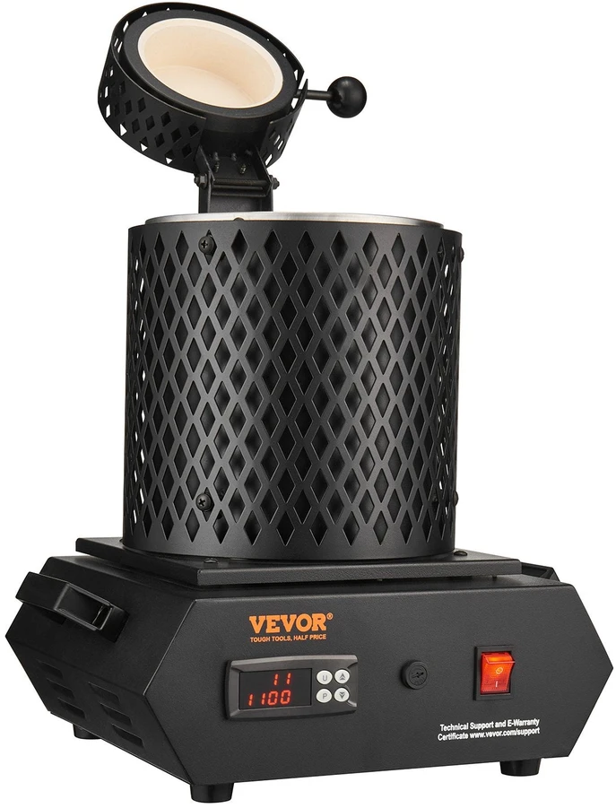 VEVOR Auksinė lydymo krosnis 1350W 1150°C