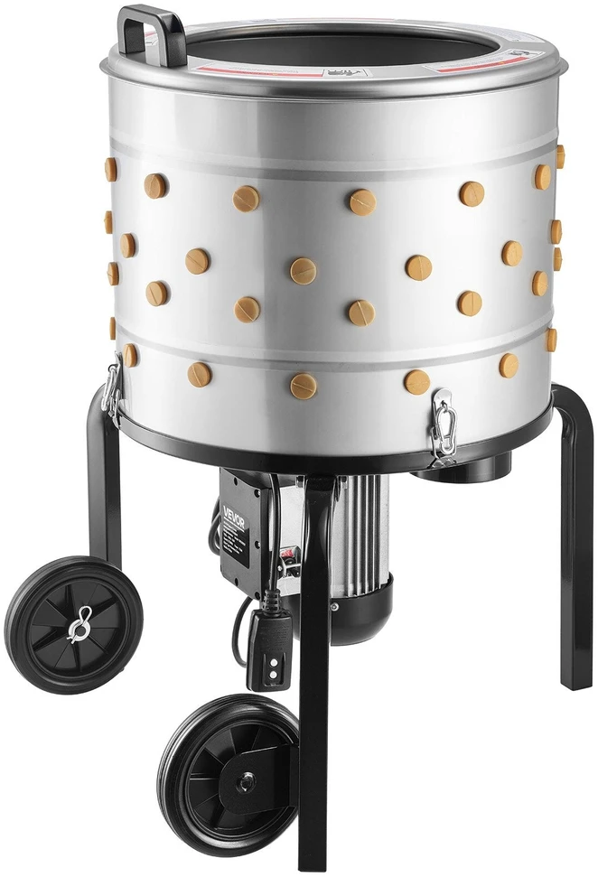 VEVOR Paukščių pešimo mašina, 500 mm būgnas