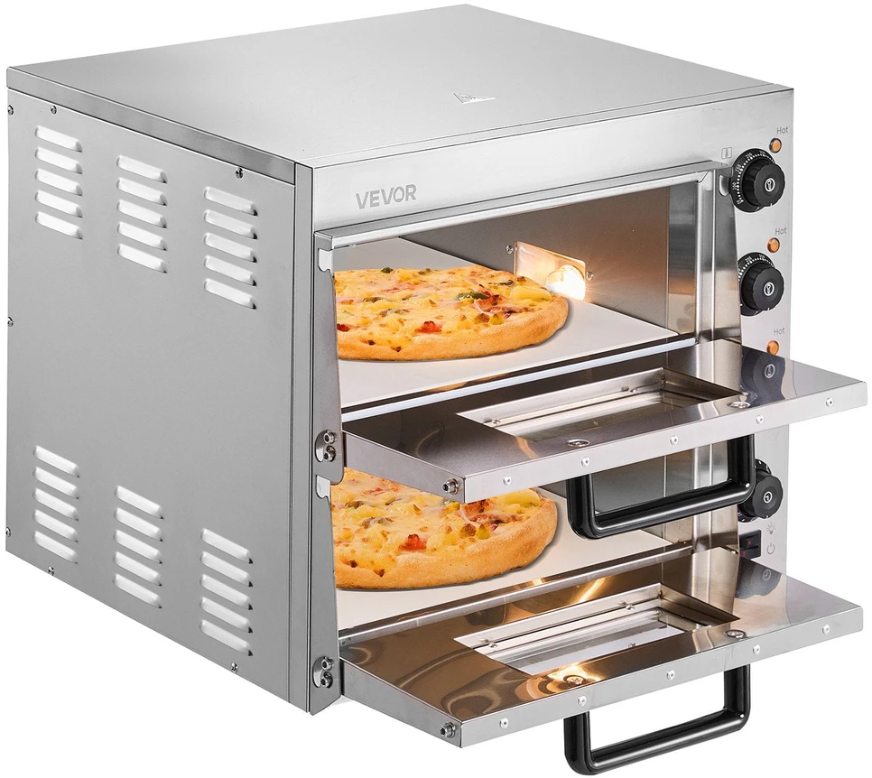 VEVOR Komercinė stalviršinė elektrinė picų krosnelė 40 cm