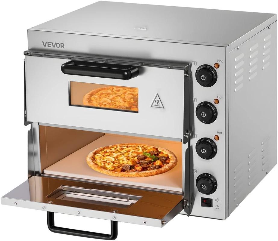 VEVOR Komercinė stalviršinė elektrinė picų krosnelė 40 cm