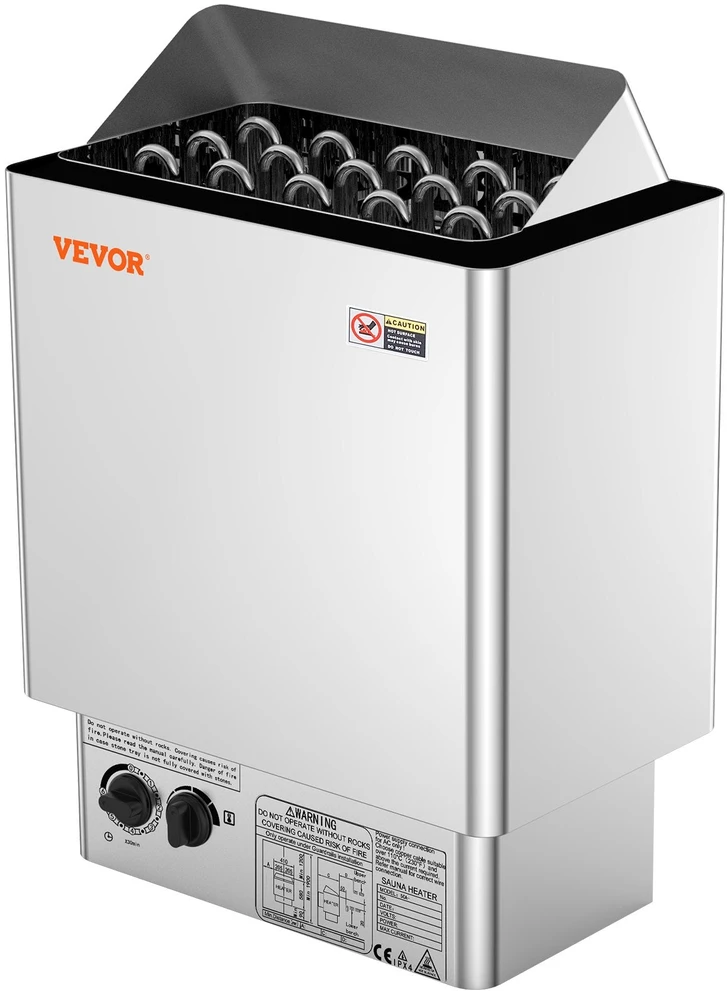 VEVOR 8 kW elektrinė sauna su įmontuotu valdymu