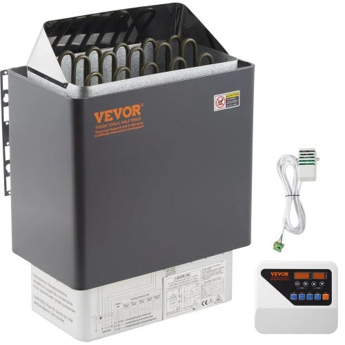 VEVOR Elektrinis saunos šildytuvas su išorine kontrole 9 kw