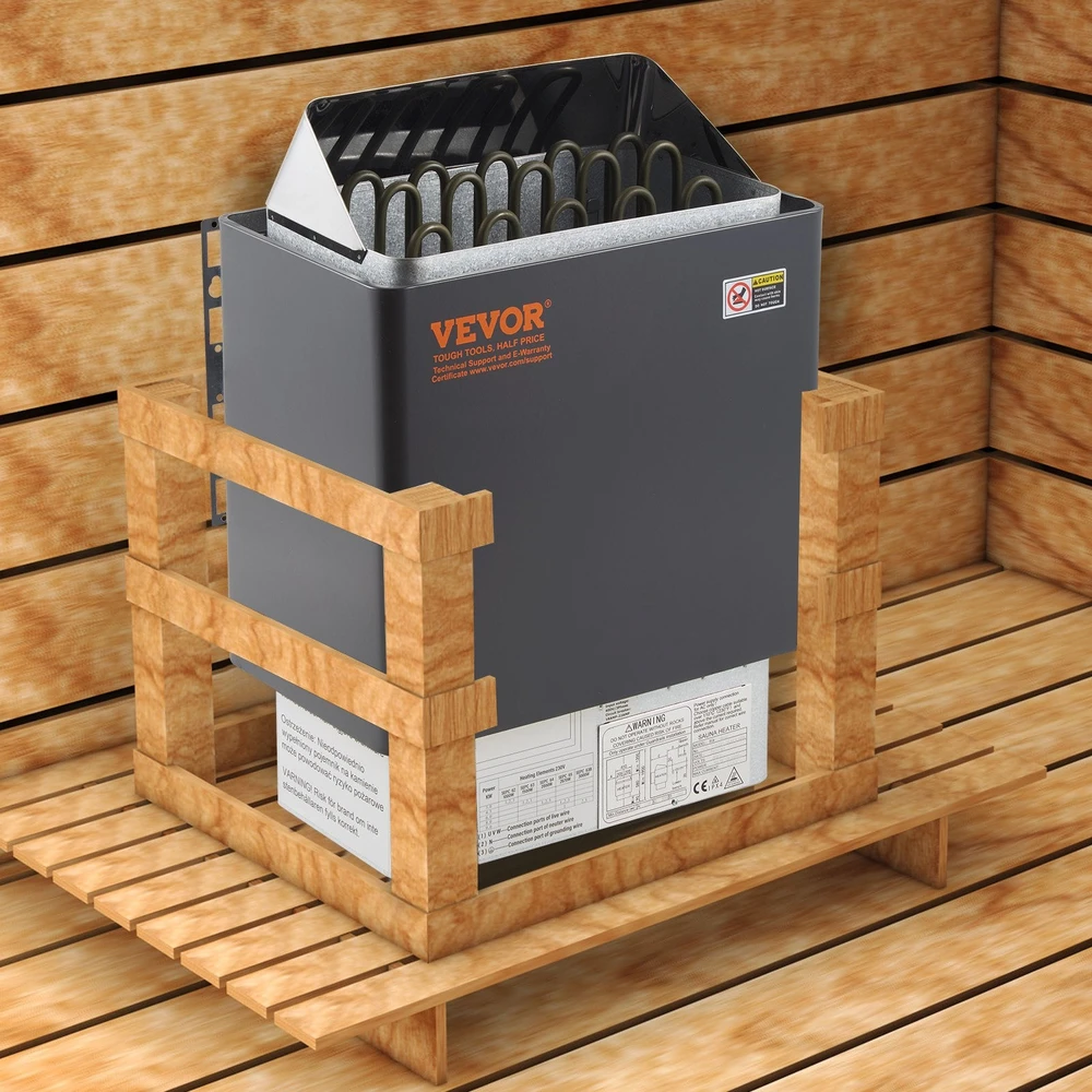 VEVOR Elektrinis saunos šildytuvas su išorine kontrole 9 kw