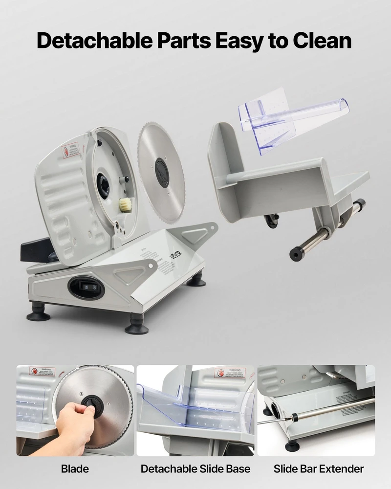 Vevor Elektrinė mėsmalė su 170 mm ašmenimis
