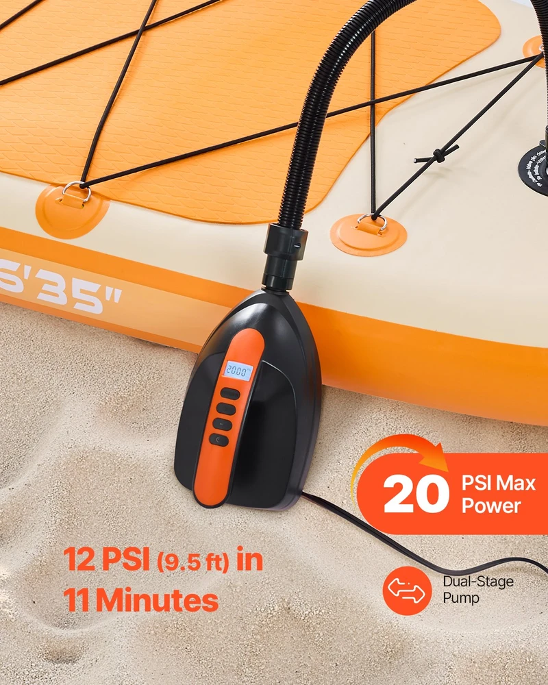 VEVOR Elektrinė irklentės pompa su 12V jungtimi