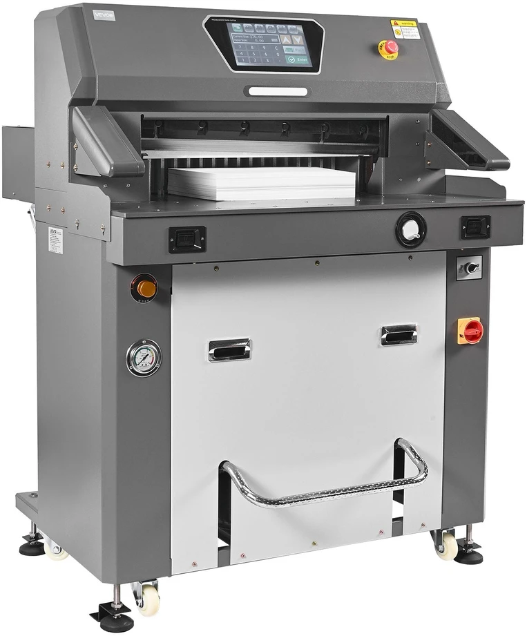 VEVOR Elektrinė hidraulinė popieriaus pjaustyklė, 660 mm pločio