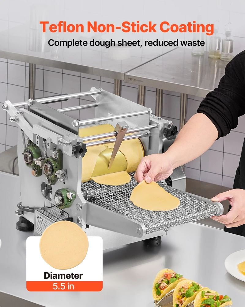 VEVOR Elektrinė tortilijų gaminimo mašina 14 cm