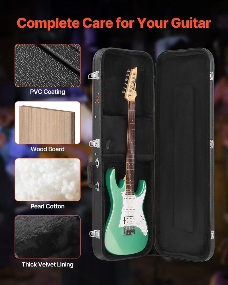 VEVOR Elektrinės gitaros dėklas su spyna