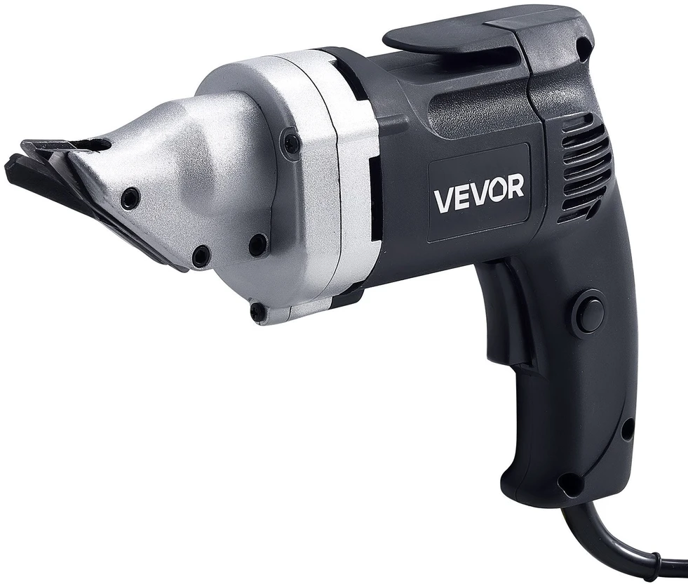 VEVOR Elektrinės metalo žirklės, sukomas galvos