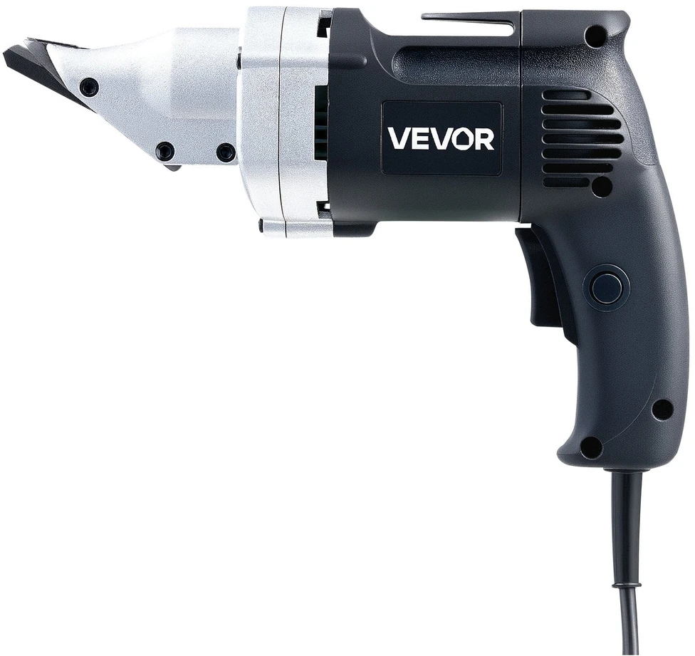VEVOR Elektrinės metalo žirklės, sukomas galvos