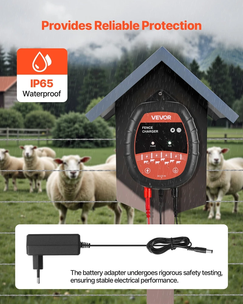 VEVOR Elektros tvoros įkroviklis 10kV 1J AC DC