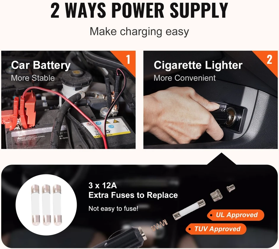 VEVOR Elektrinis automobilinis žirklinis domkratas 3 t
