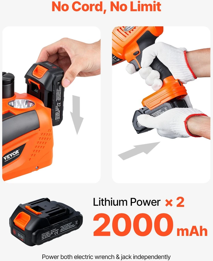 VEVOR Elektrinė automobilių keltuvė, 5 tonų
