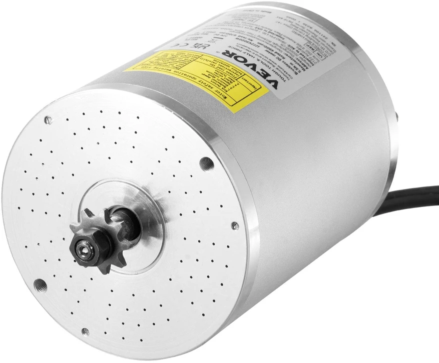 VEVOR 72V 3000W elektrinis brushless DC variklio komplektas su valdikliu