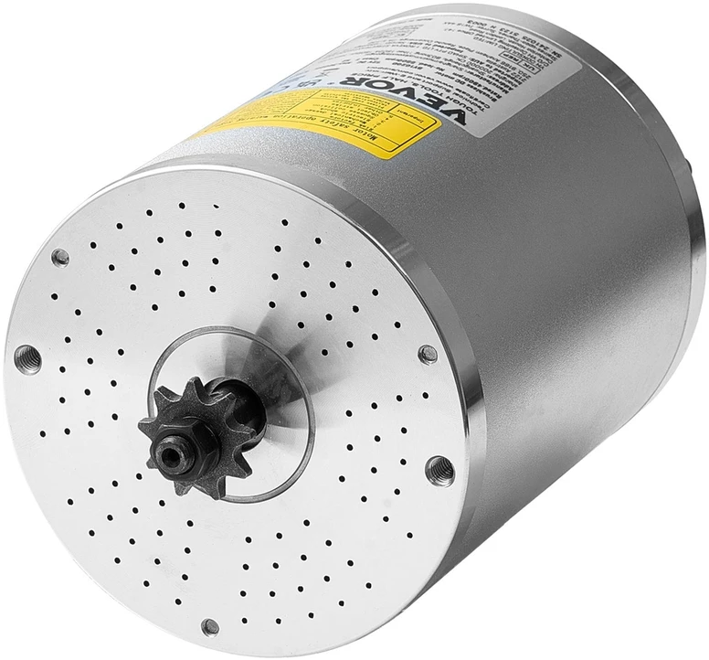 VEVOR 72V 3000W elektrinis brushless DC variklio komplektas su valdikliu