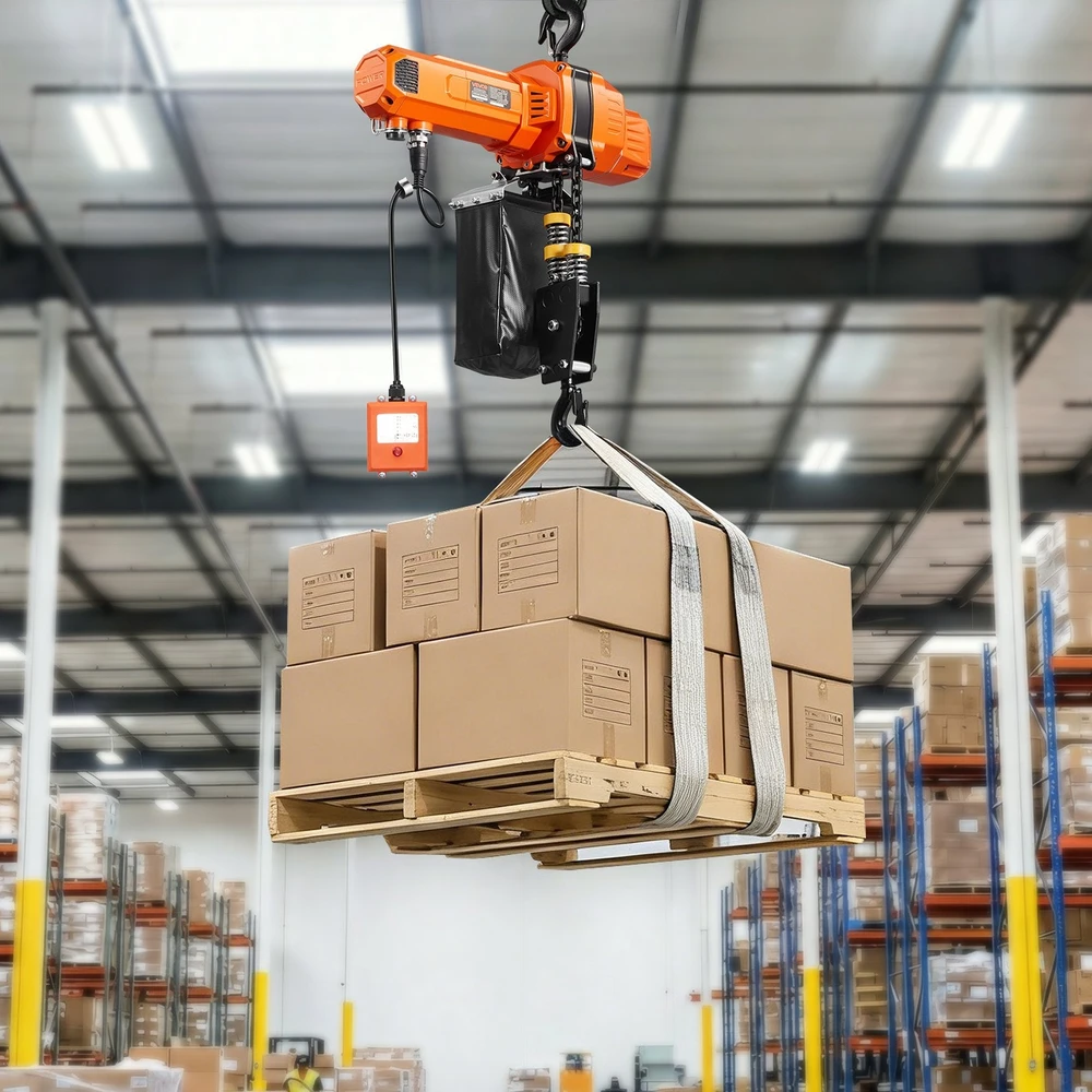 VEVOR 1000 kg elektrinis grandininis keltuvas, 3 m