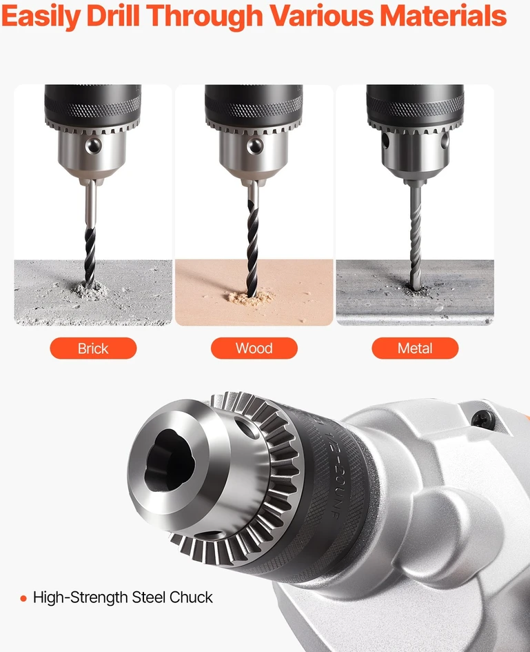 VEVOR Elektrinis gręžtuvas maišytuvas 15,89 mm