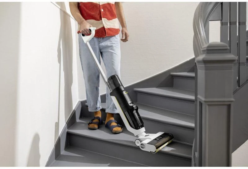 KARCHER FCV 3 Extra+ elektrinė šluota su siurbimo funkcija - 1.056-126.0 Baltas
