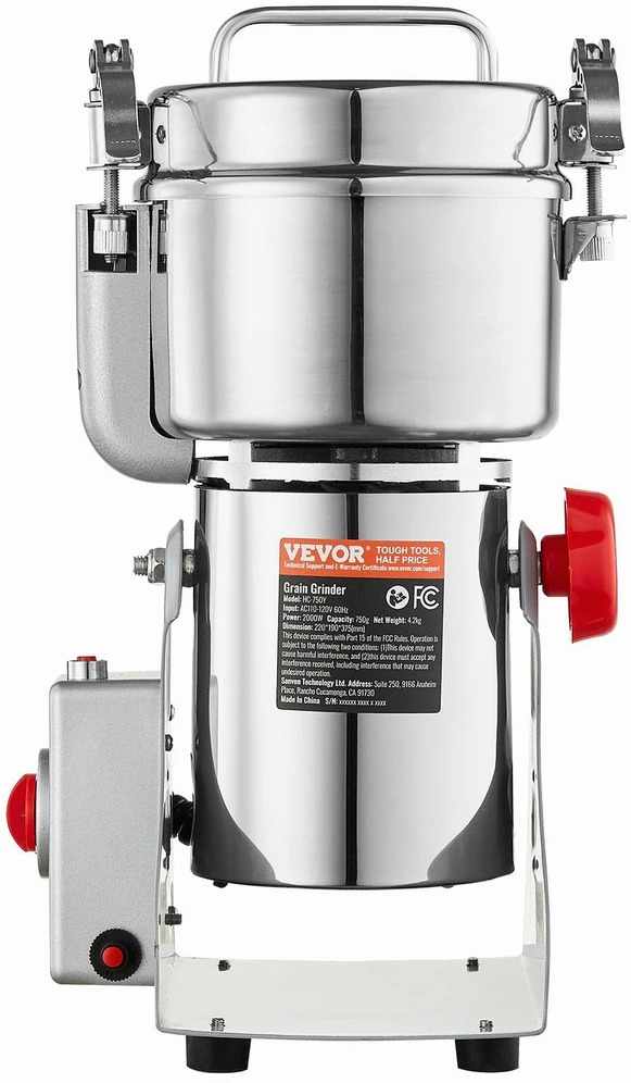 VEVOR 750g elektrinis pramoninis prieskonių malūnėlis