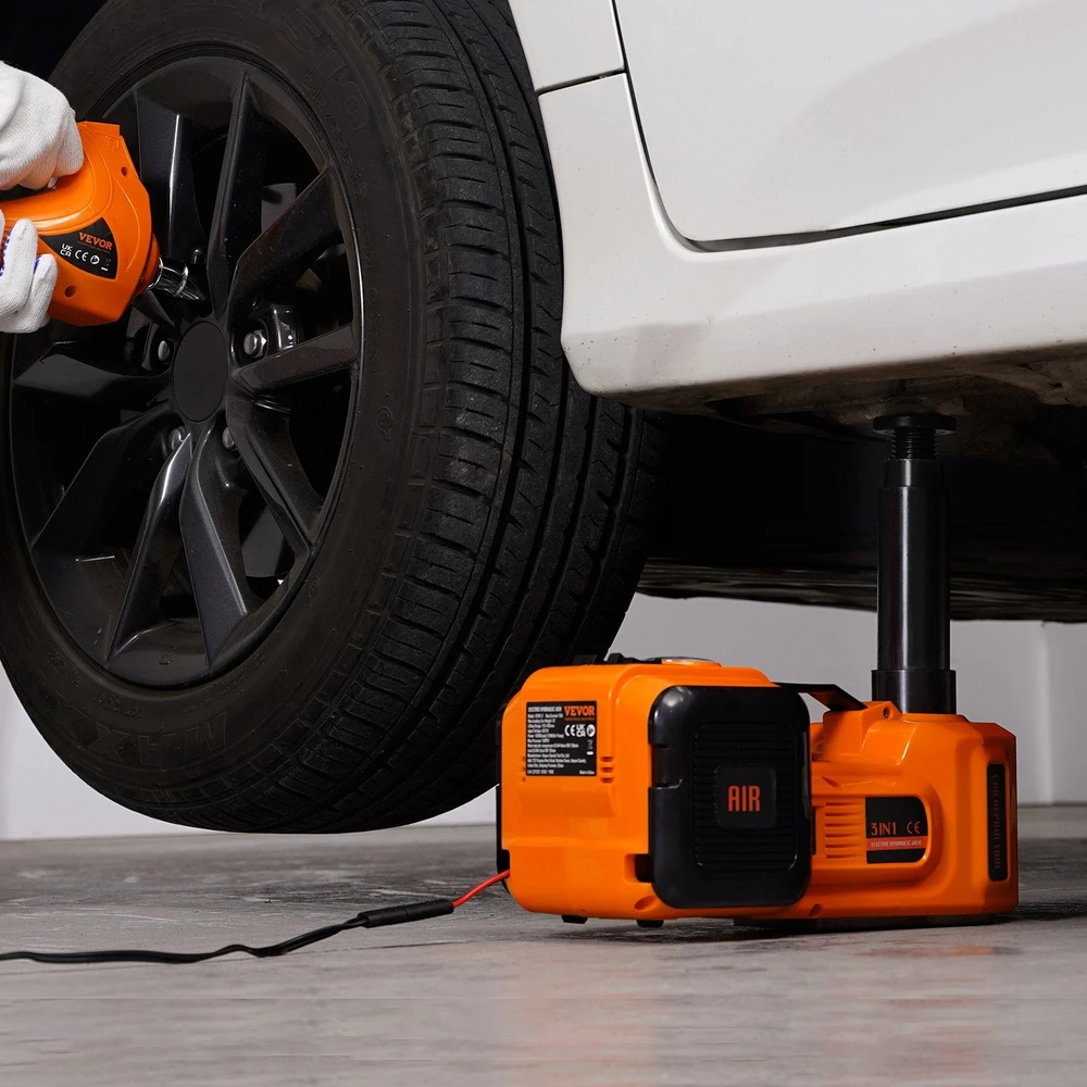 VEVOR Elektrinė hidraulinė automobilio keltuvas 5 t 12V su veržliarakčiu