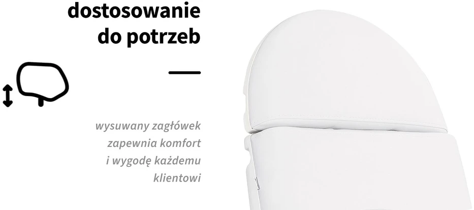 Activeshop Kosmetologinis krėslas Sillon Eclipse Electric 3 Motor Baltas