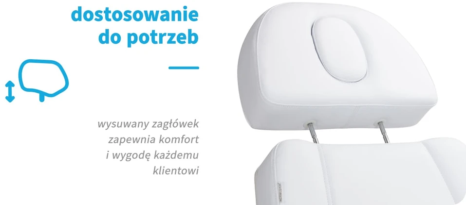 Activeshop Elektrinis kosmetologinis krėslas su šildymo funkcija Azzurro Lux 3M
