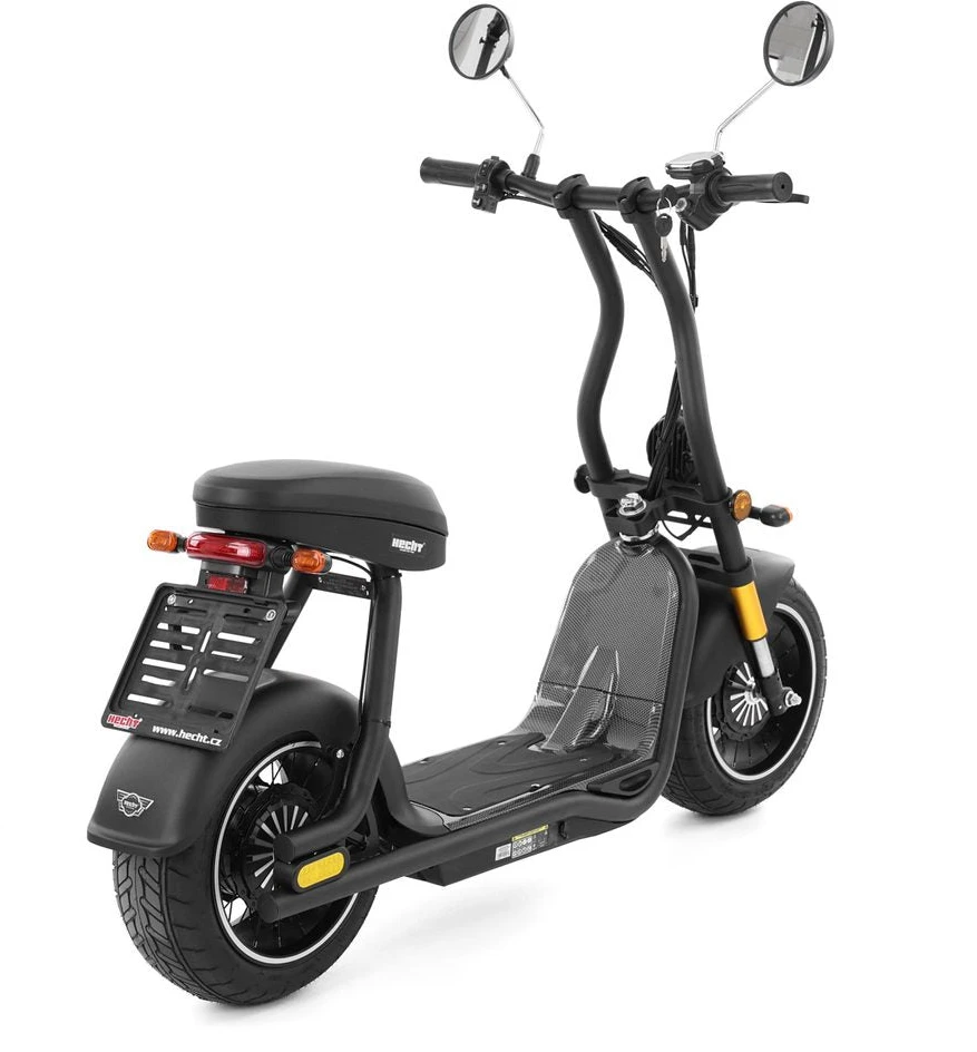 Elektrinis motoroleris HECHT COCIS MINI CARBON, 48V 13Ah