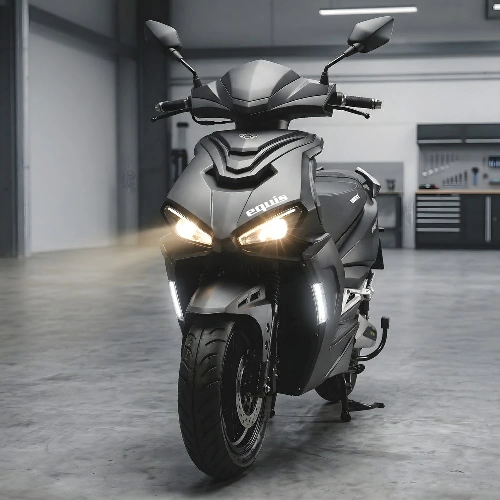 Elektrinis motoroleris HECHT EQUIS Juodas, 3000 W