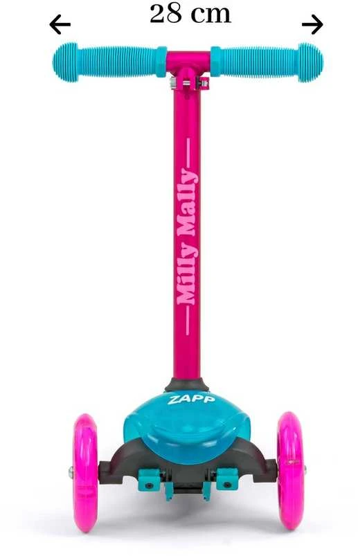 MILLY MALLY Motoroleris SCOOTER Zapp pilkas