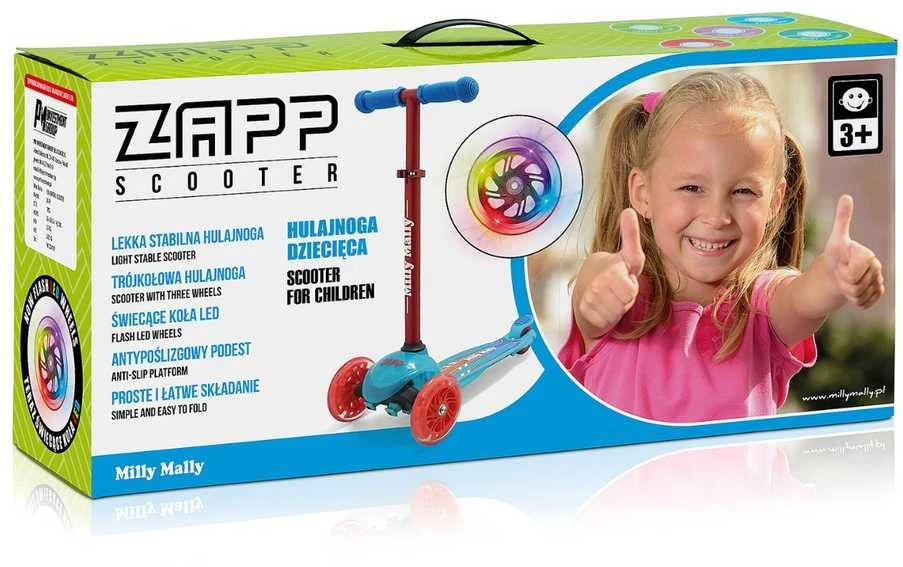 MILLY MALLY Motoroleris SCOOTER Zapp pilkas