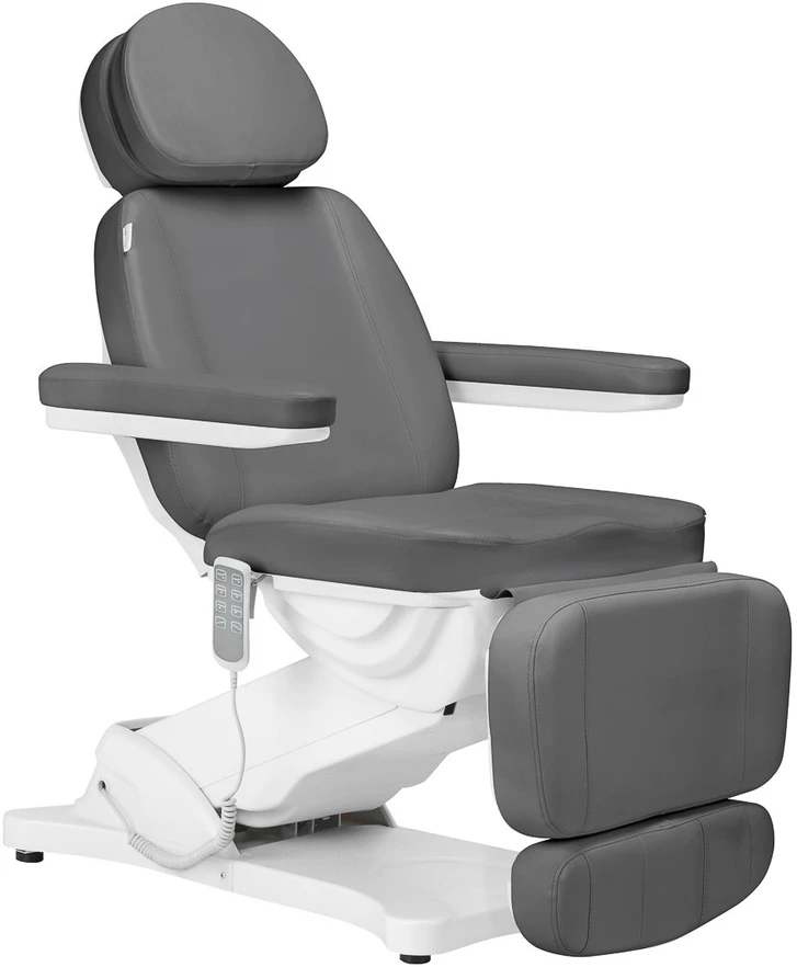 Activeshop Kosmetologinis krėslas SILLON CLASSIC 4 MOTOR ELECTRIC Pilkas