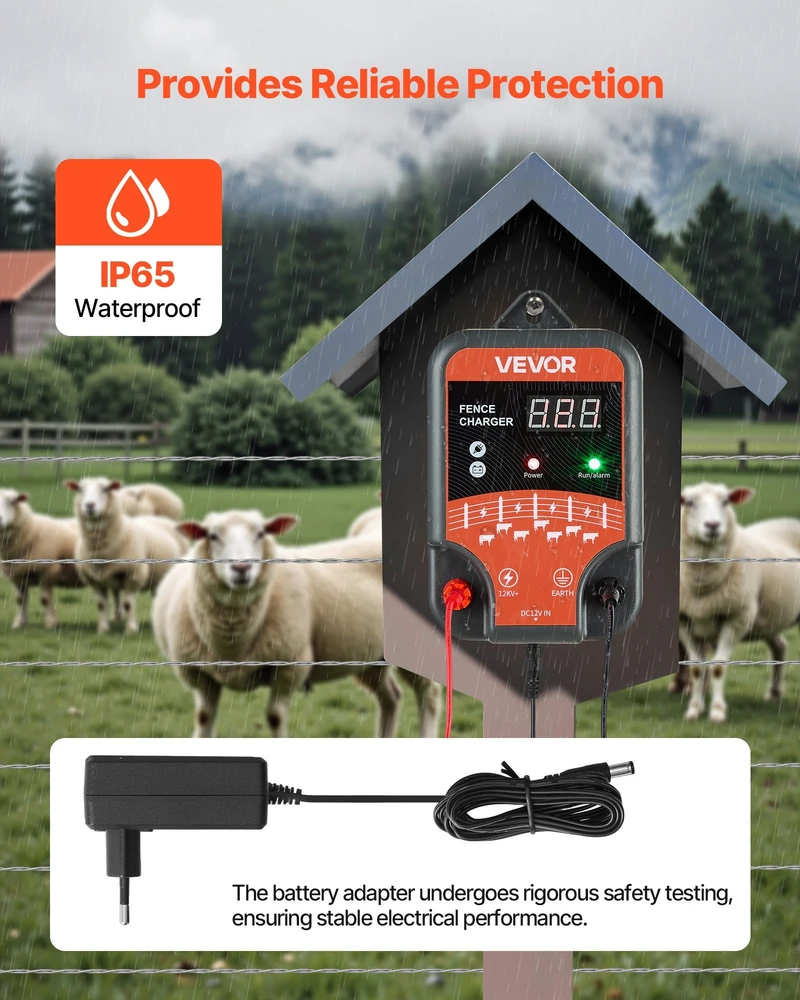 Vevor elektrinis tvoros įkrovos įrenginys 10 kV 3J