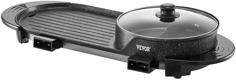 VEVOR Elektrinė grilė su karštu puodu 2-in-1