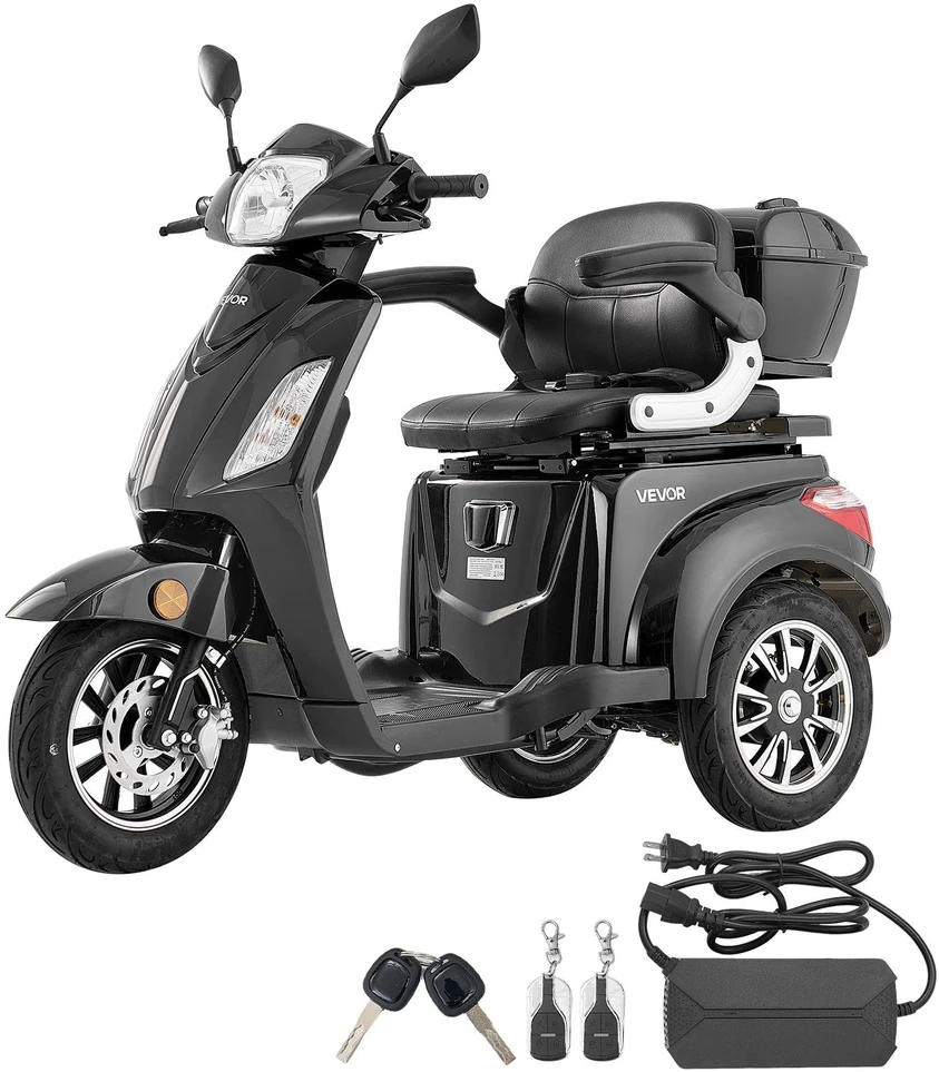 Vevor Triratė elektrinė motoroleris senjorams ir suaugusiems