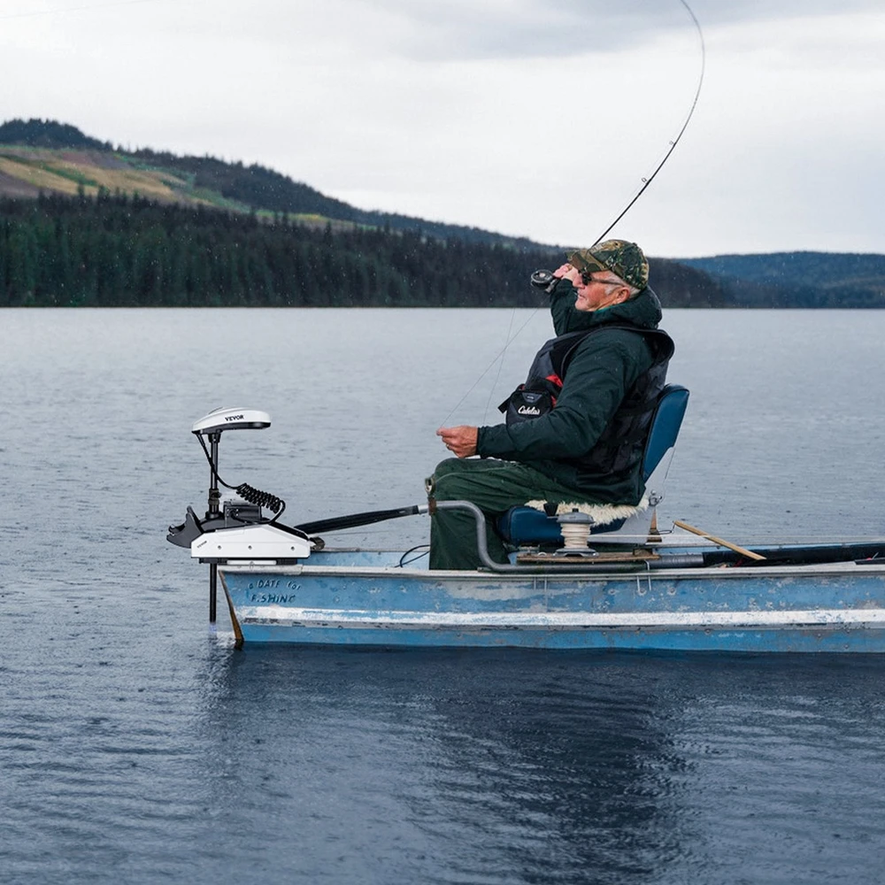 VEVOR 55lb 12V elektrinis vilkimo variklis valtims