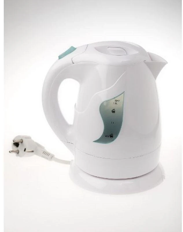 Adler AD 08 Standartinis virdulys, Plastikas, Baltas, 850 W, 1 L, 360° sukamasis pagrindas