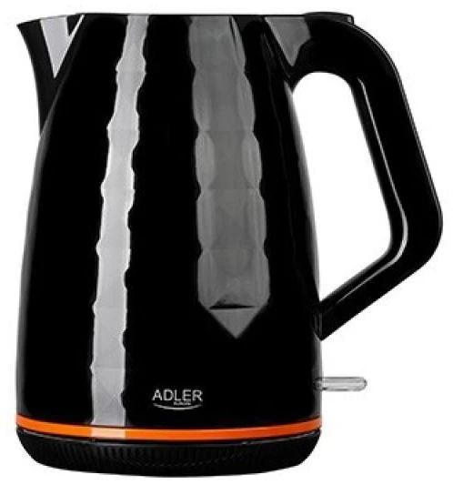 Adler | Virdulys | AD 1277 | Standard | 2200 W | 1.7 L | Plastic | 360° rotational base | Juodas