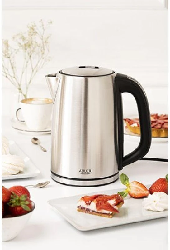 Adler | Virdulys | AD 1340 | Electric | 2200 W | 1.7 L | Nerūdijantis plienas | 360° rotational base