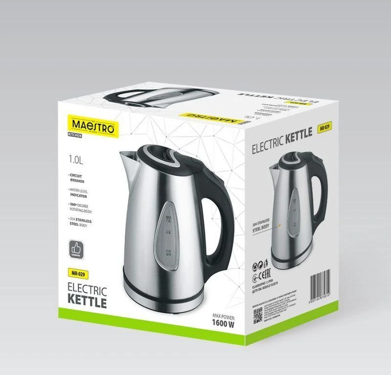 Metalinis virdulys 1,0L Maestro MR-029