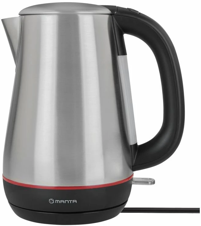 Elektrinis virdulys Manta KTL9410, 1,7 l, 2200 W, sidabro spalvos