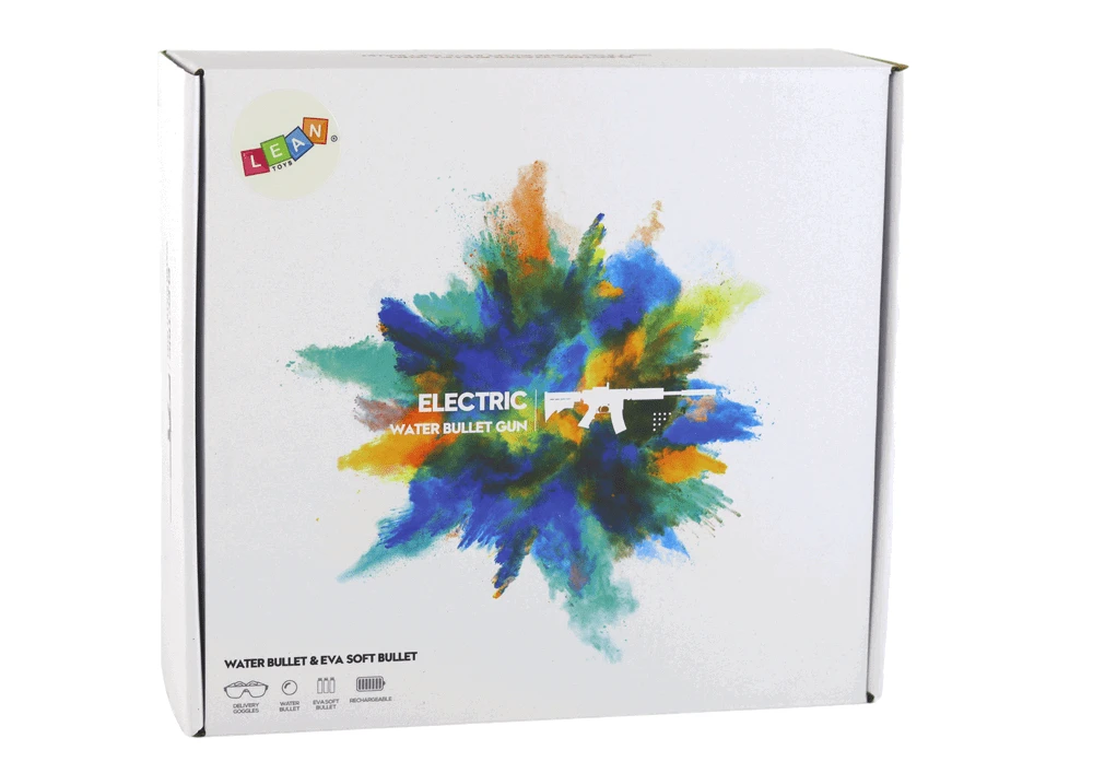 Lean Toys Elektrinis vandens rutuliukų šautuvas juodas
