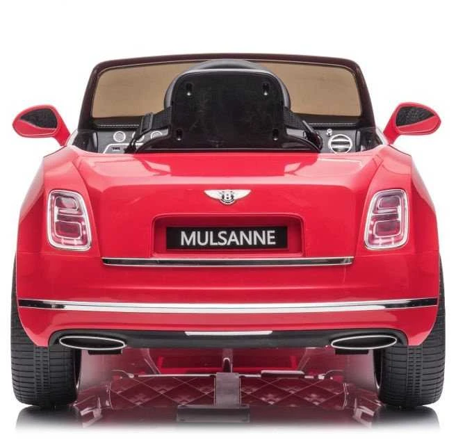 Lean Cars Vienvietis elektromobilis Bentley Mulsanne Lean Car, raudonas