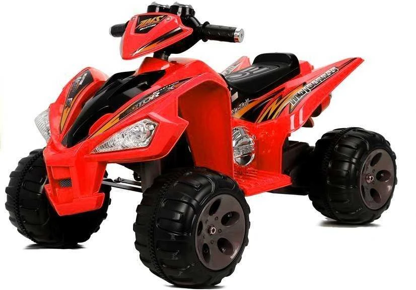 Lean Cars Vidutinio dydžio Quad Raudona - Elektrinė važiuojanti transporto priemonė