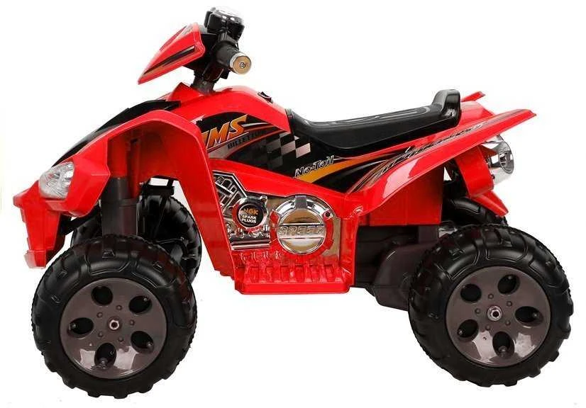 Lean Cars Vidutinio dydžio Quad Raudona - Elektrinė važiuojanti transporto priemonė