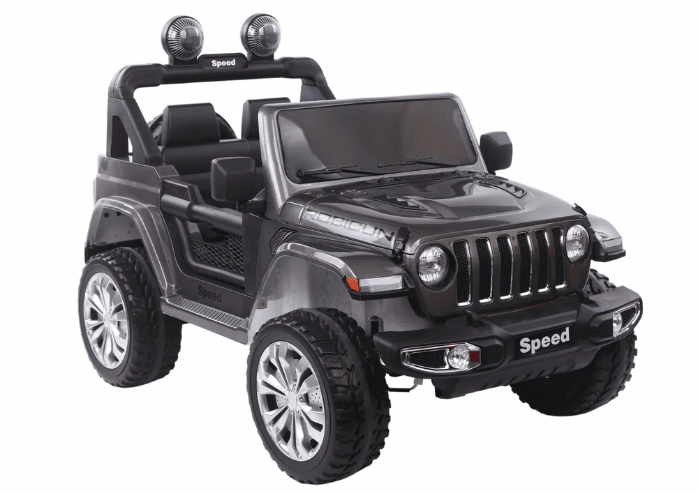 Lean Cars Vienvietis vaikiškas elektromobilis 4x4 LeanToys FT-938, pilkas